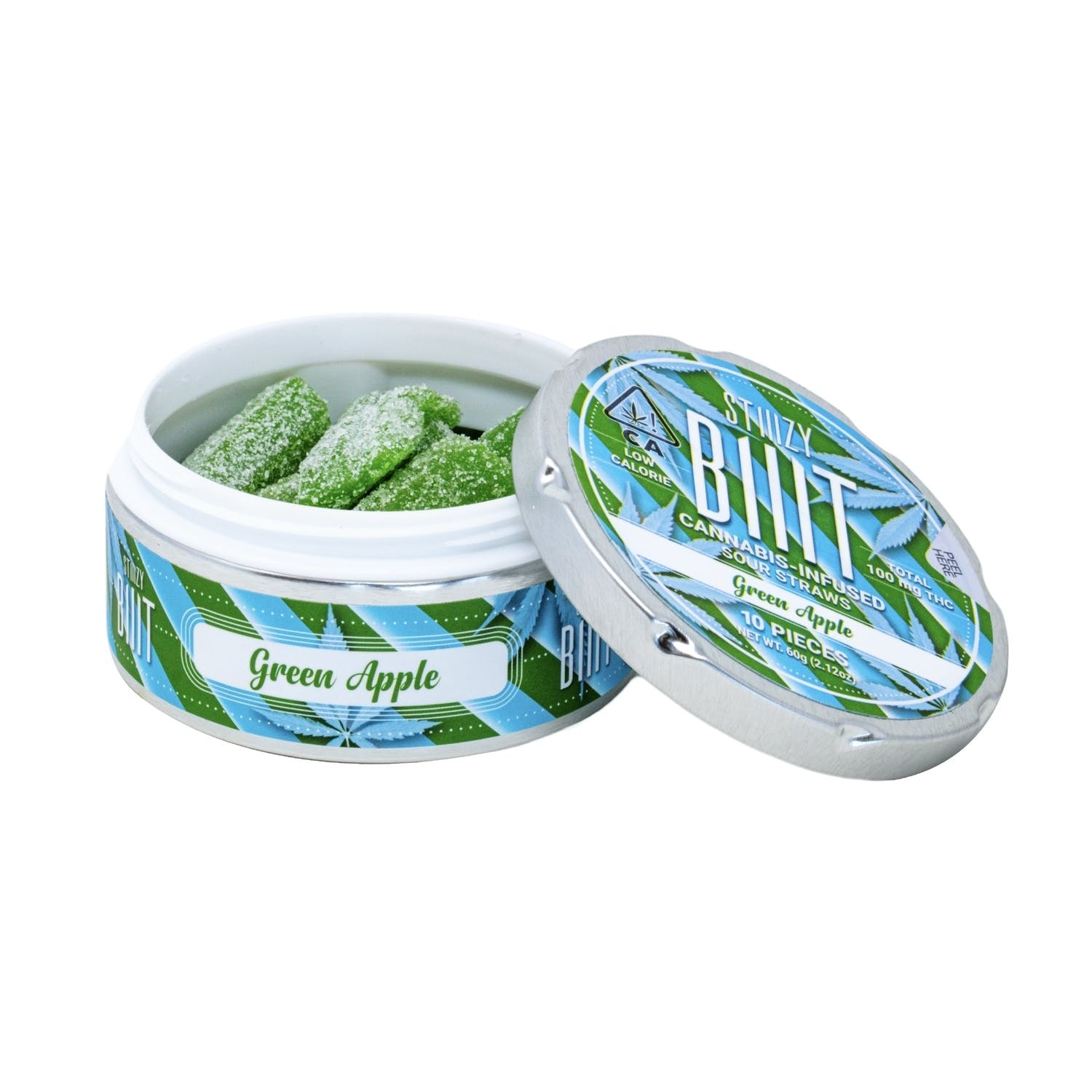 GREEN APPLE STRAWS