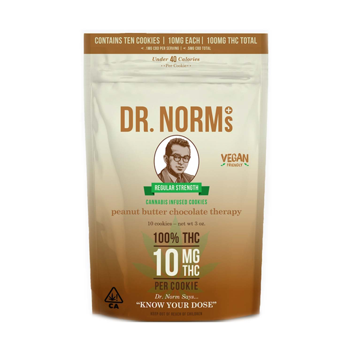 Peanut Butter Chocolate Chip Vegan 100MG
