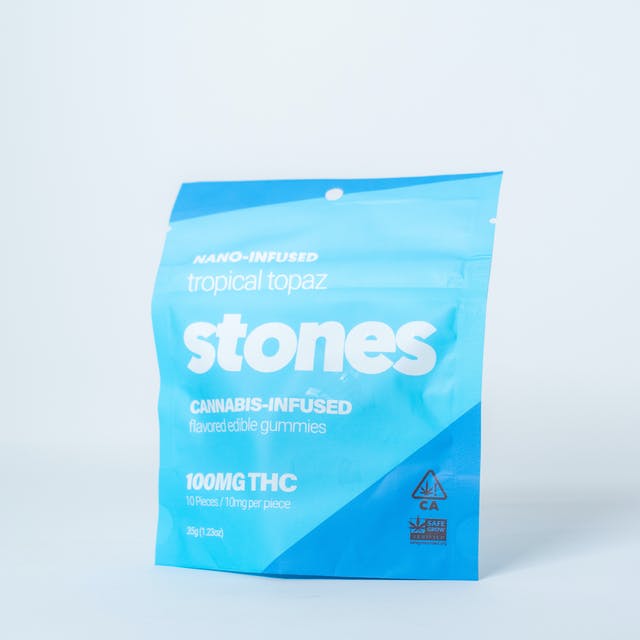 STONES TROPICAL TOPAZ 100MG GUMMIES